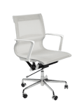 כסא לחדר ישיבות דגם פולו לבן - new-office-masters