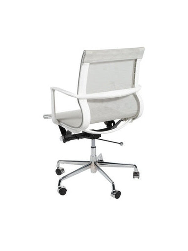 כסא לחדר ישיבות דגם פולו לבן - new-office-masters